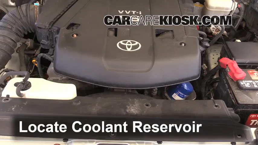 2008 Toyota FJ Cruiser 4.0L V6 Coolant (Antifreeze) Add Coolant